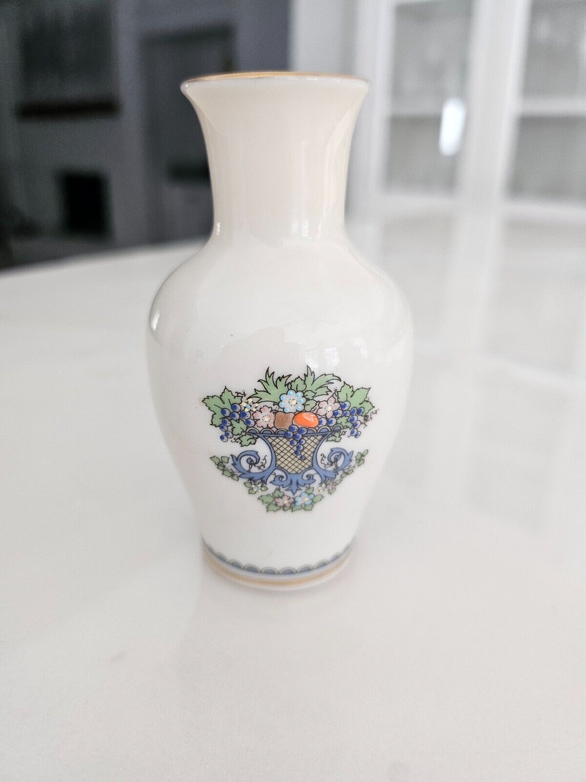 Mini  Lenox China Presidential AUTUMN Bud Vase 3 1/4\