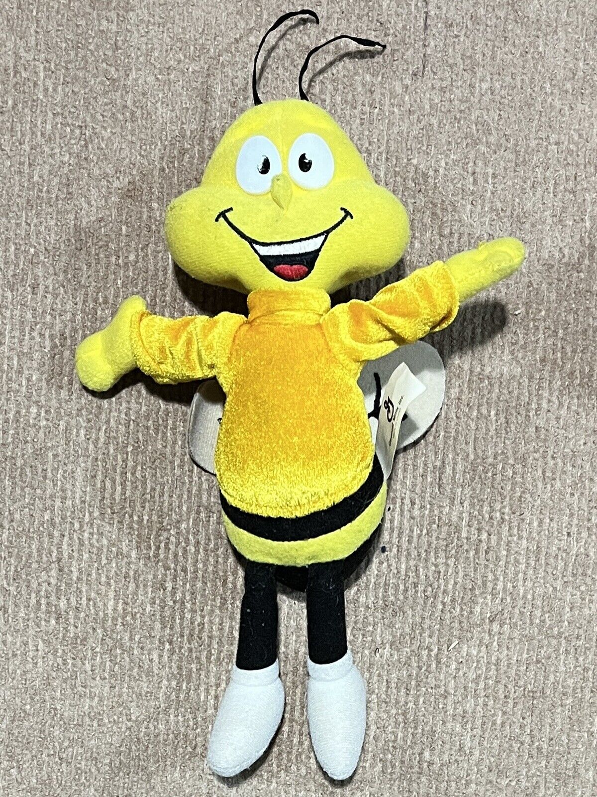 General Mills 9” Honey Nut Cheerios Cereal Bee Pals Plush Beanie 1998