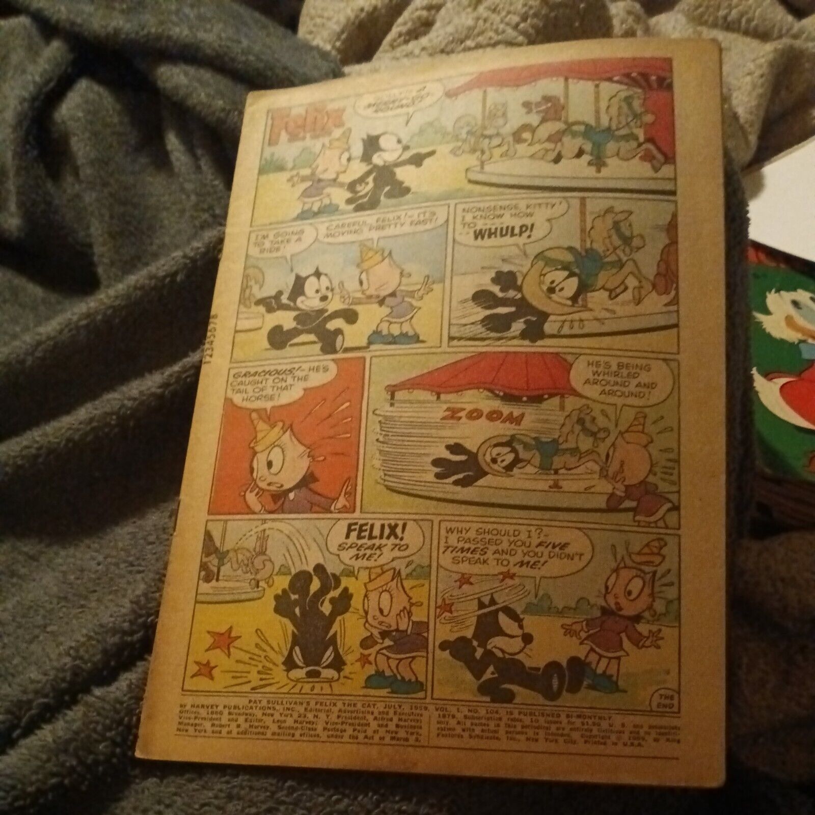 FELIX THE CAT #104 Harvey comics 1959 silver age cartoon Otto Mesmer art 
