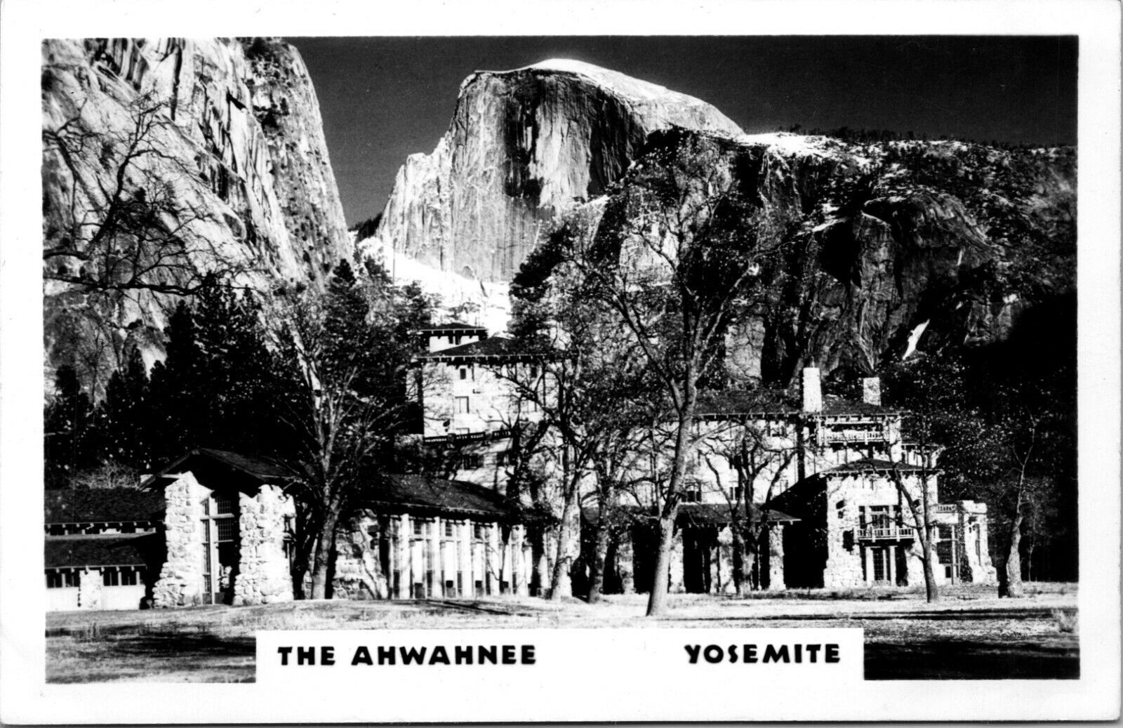 RPPC The Ahwahnee, Yosemite Valley,  Vintage California Postcard