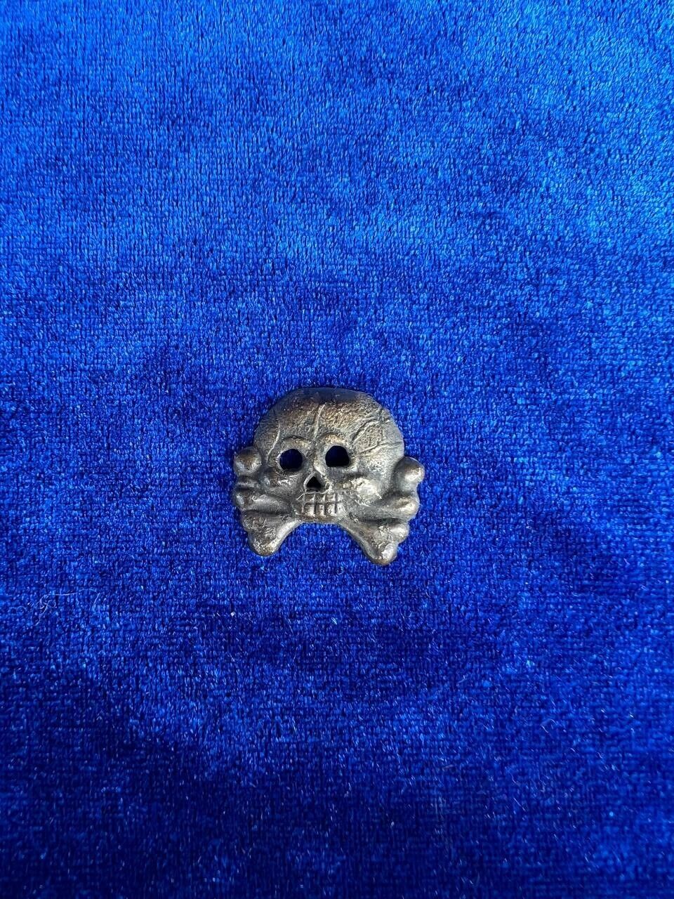 SS skull cap badge, Germany