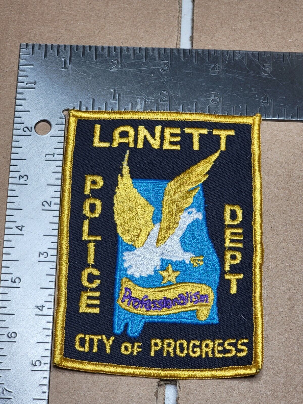 S Police patch patches Lanett Alabama