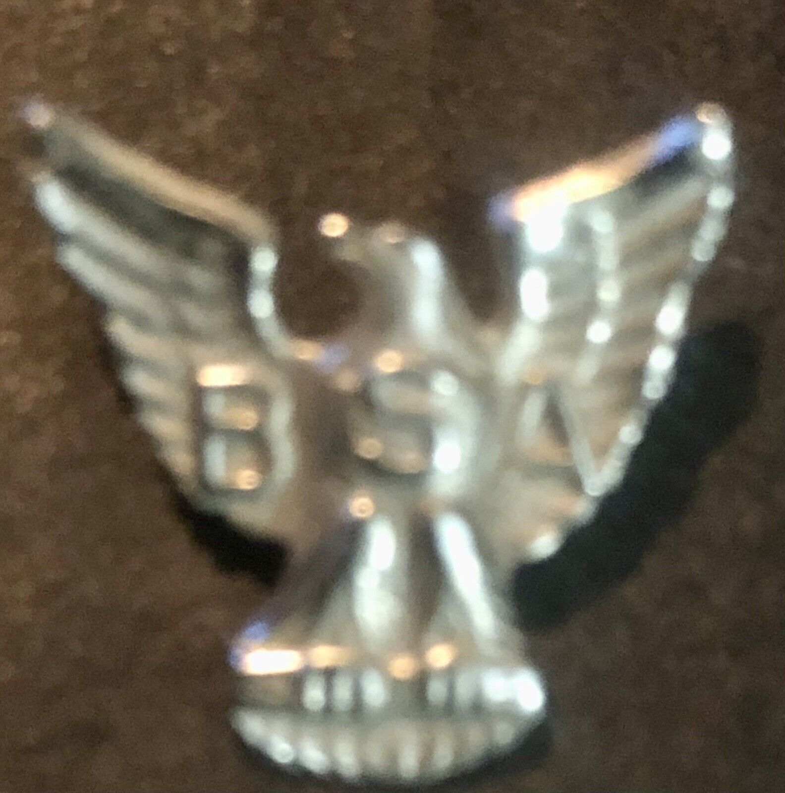 Vintage BSA Eagle Scout Award Sterling Silver Pin Robbins Boy Scouts of America