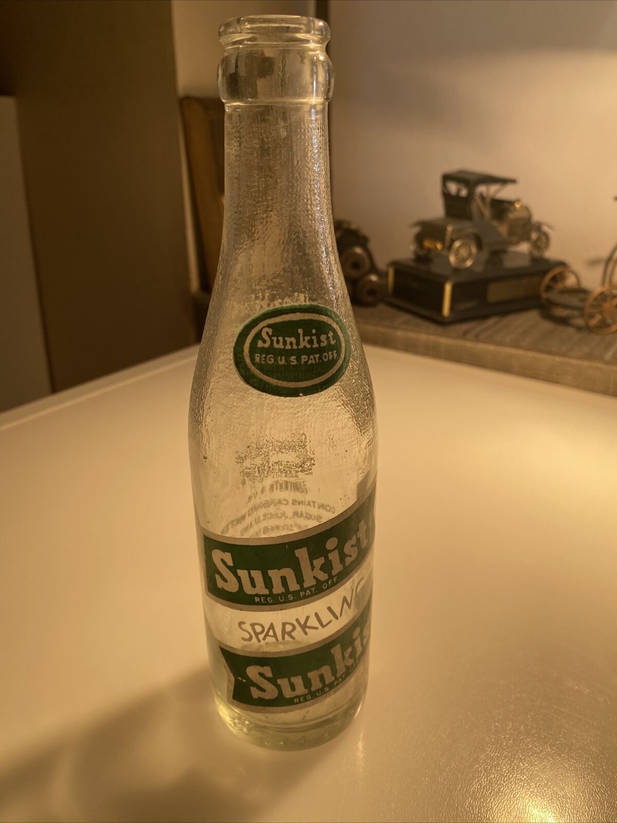 Vintage Sunkist Sparkling Soda Bottle￼ tt