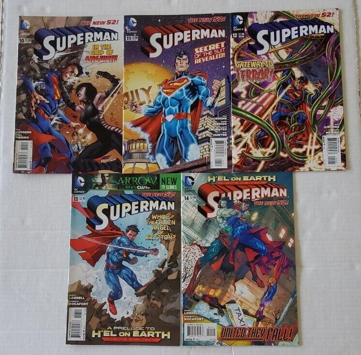 Superman Issues 10 - 14 The New 52  DC Comics 2012