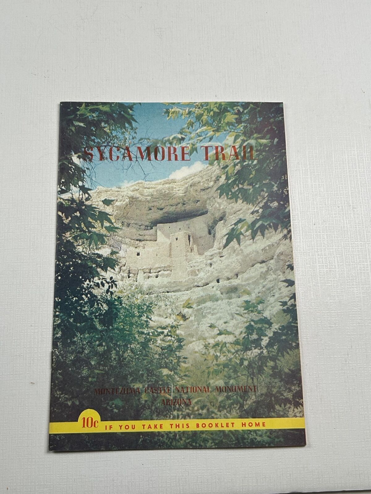 Vintage Travel Brochure Sycamore Trail Montezuma Castle Ntl Monument AZ 1959 