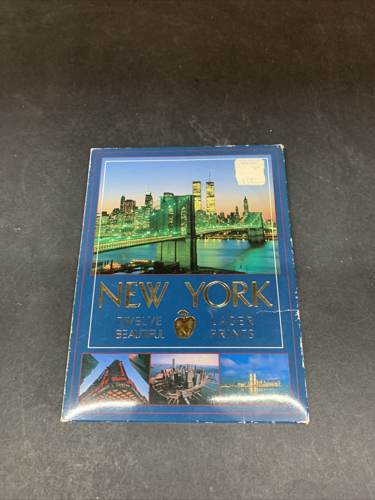 Set of 12 New York City Laser Postcards c1990s Statue of Liberty, WTC, Empire SB