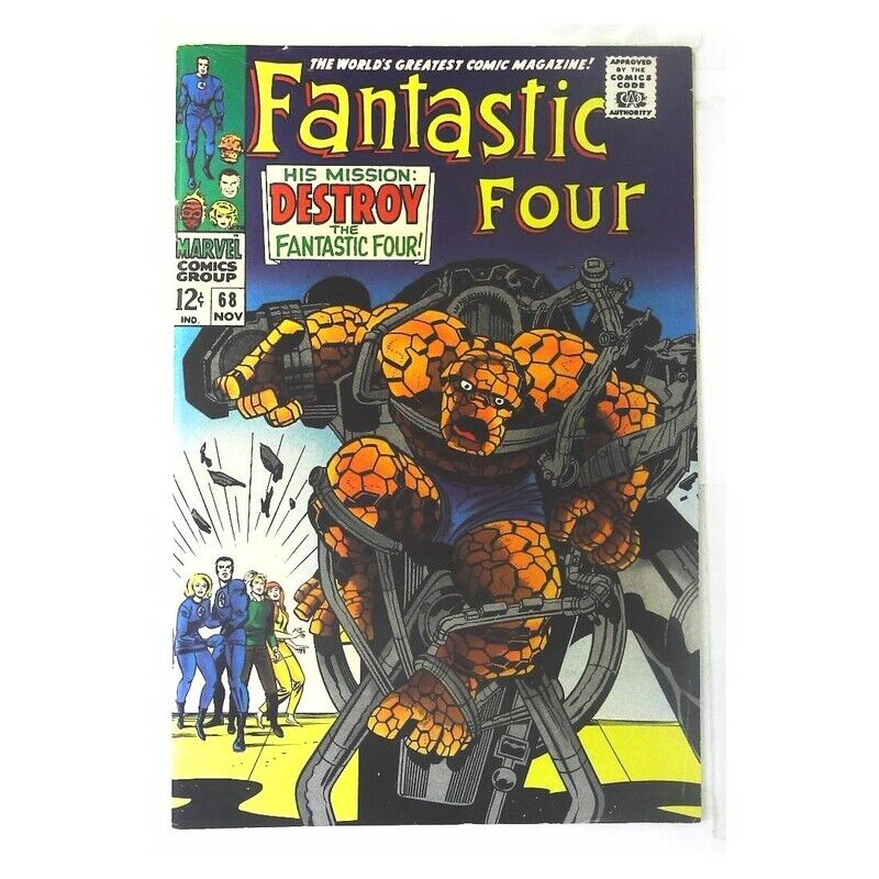 Fantastic Four (1961 series) #68 in Very Fine minus condition. Marvel comics [s@
