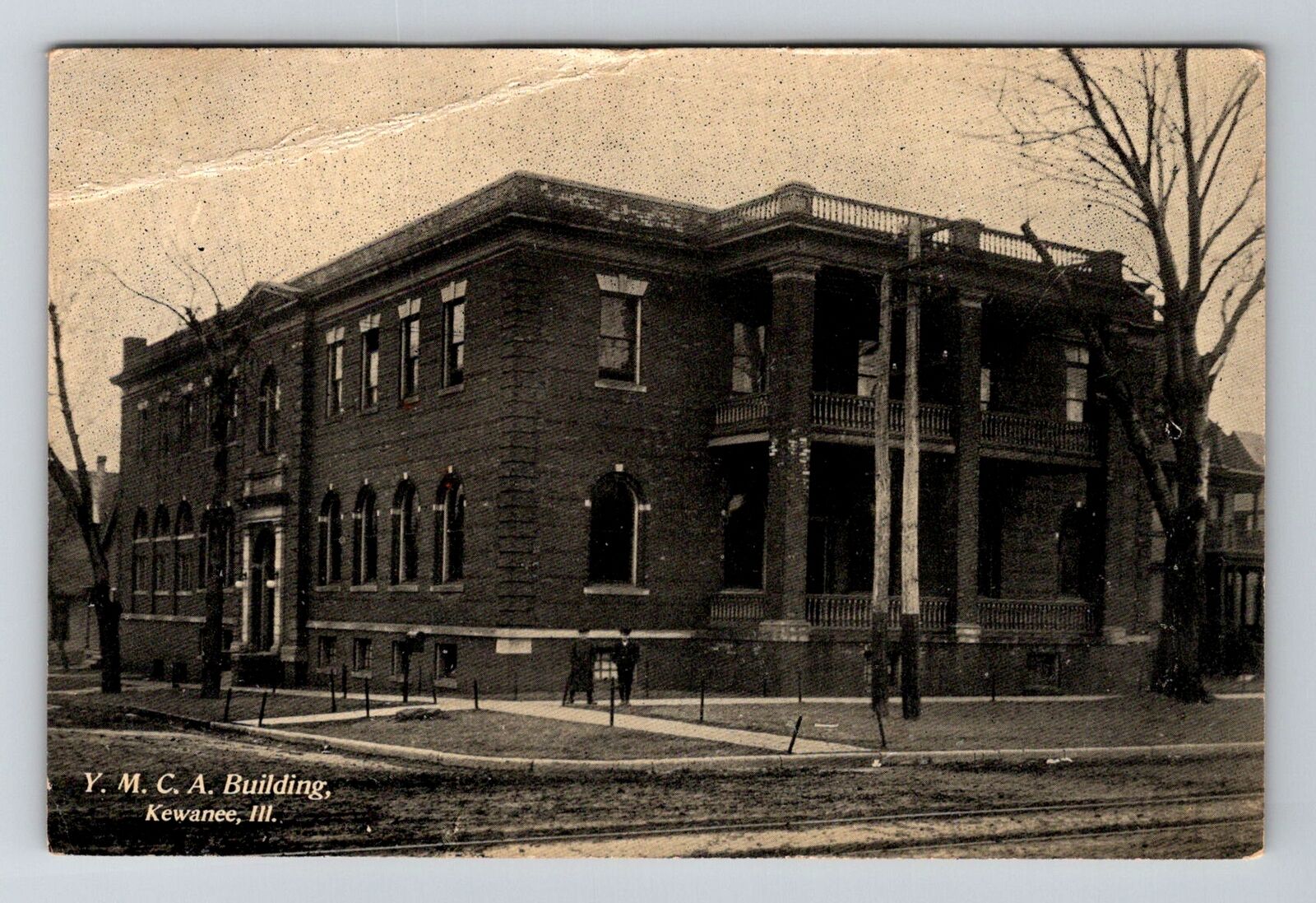 Kewanee, IL-Illinois, YMCA Building Antique, Vintage Souvenir Postcard