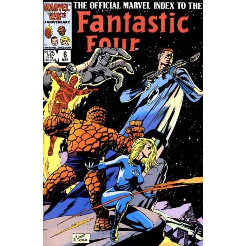 Official Marvel Index to the Fantastic Four #6 Marvel comics VF+ [u