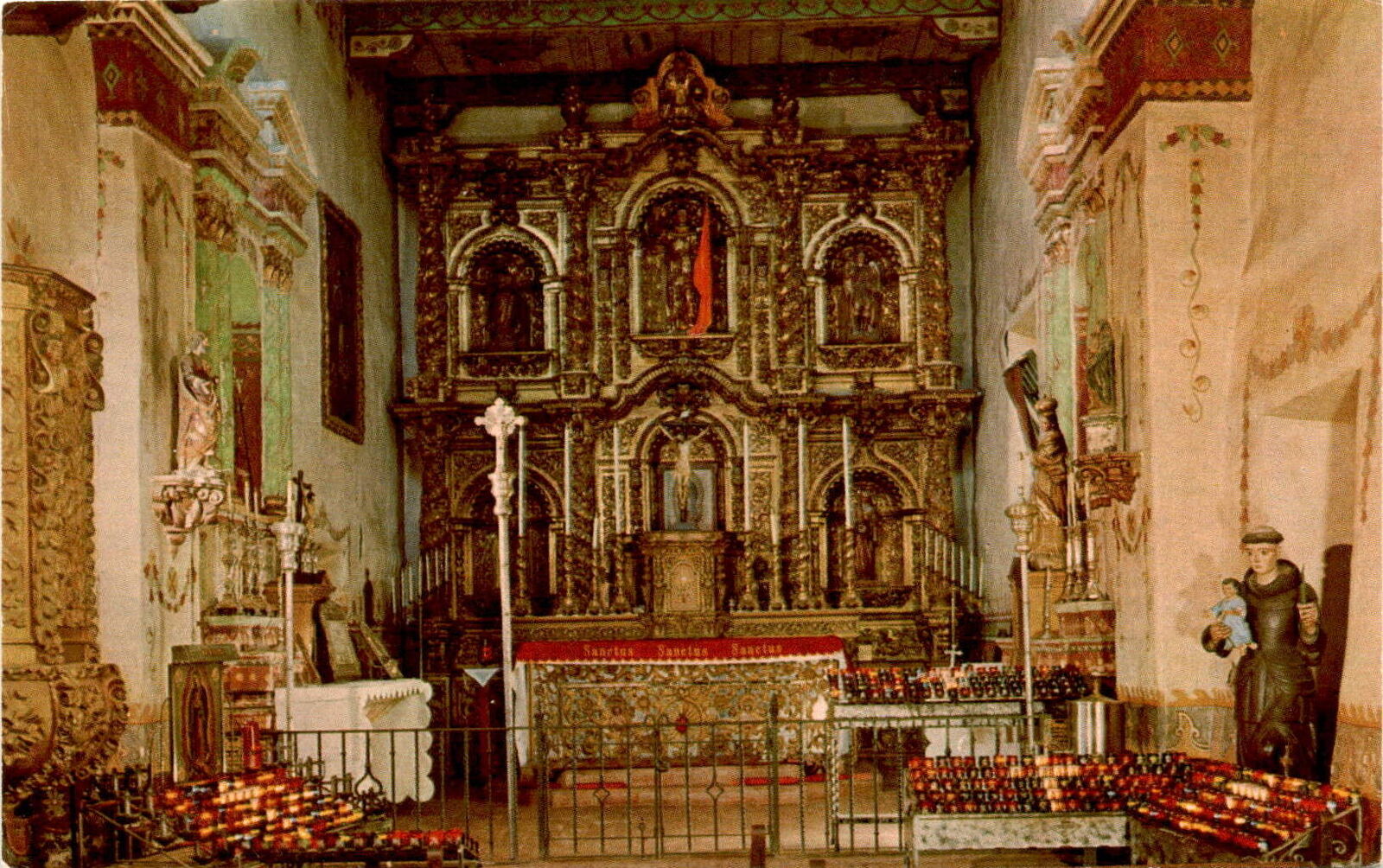 Serra Chapel, Mission San Juan Capistrano, California, Barcelona, Spain Postcard