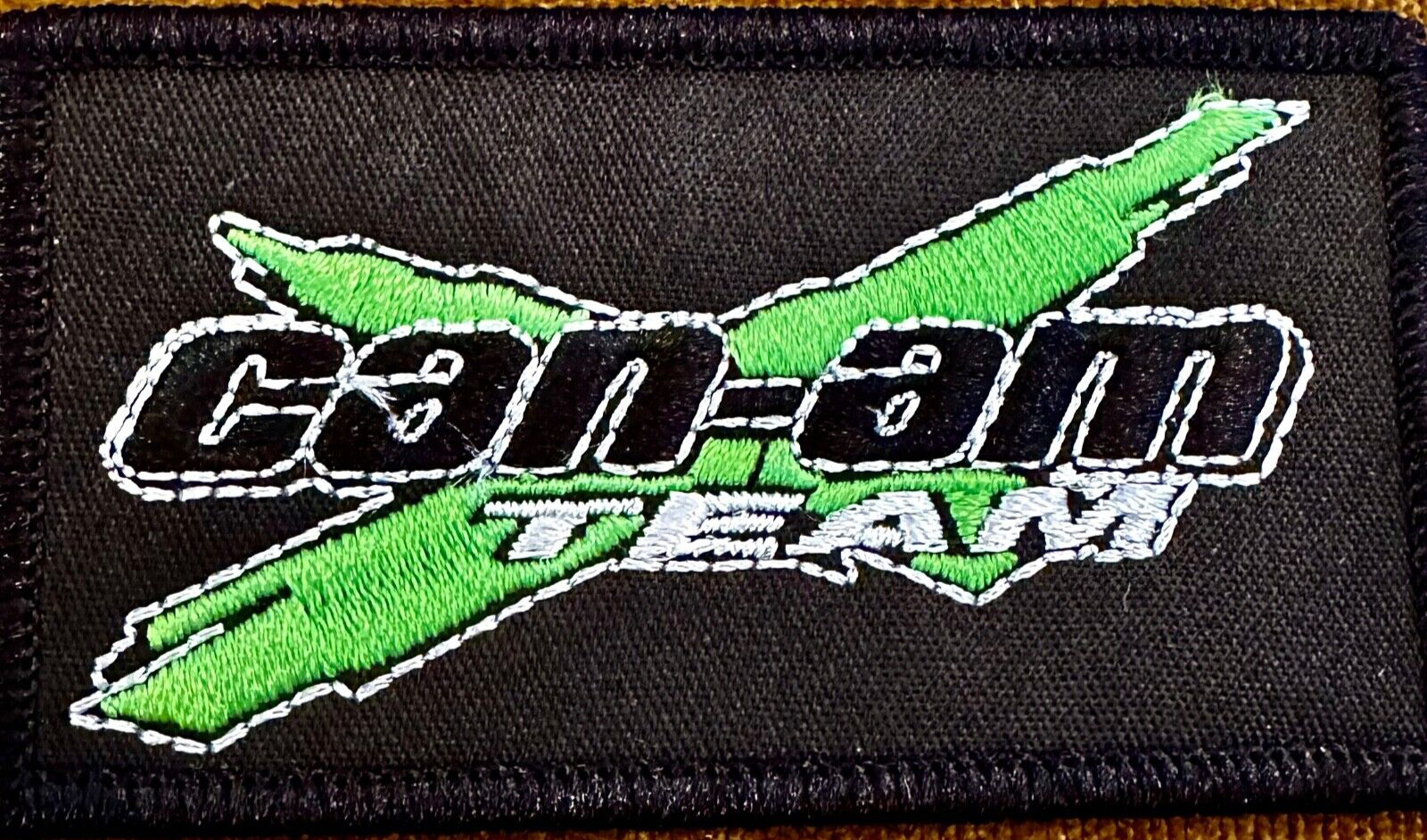 SPLENDID CAN-AM RACING TEAM EMBROIDERED IRON-ON PATCH...