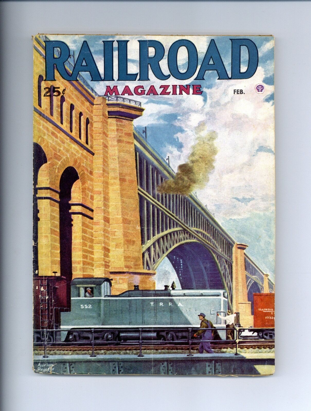Railroad Magazine 2nd Series Feb 1947 Vol. 42 #1 VG Low Grade