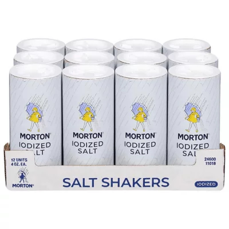 Morton Iodized Salt Shakers (12 Pk.)