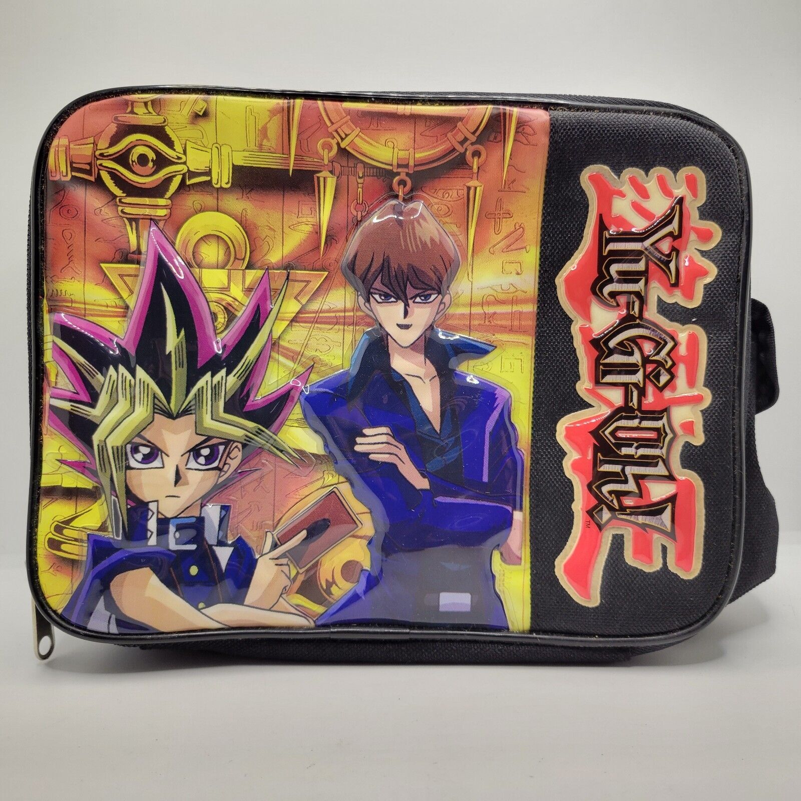 Yu-Gi-Oh Lunchbox 1996 Yugioh Soft Lunchbag With Water Bottle Vintage NEW SEE