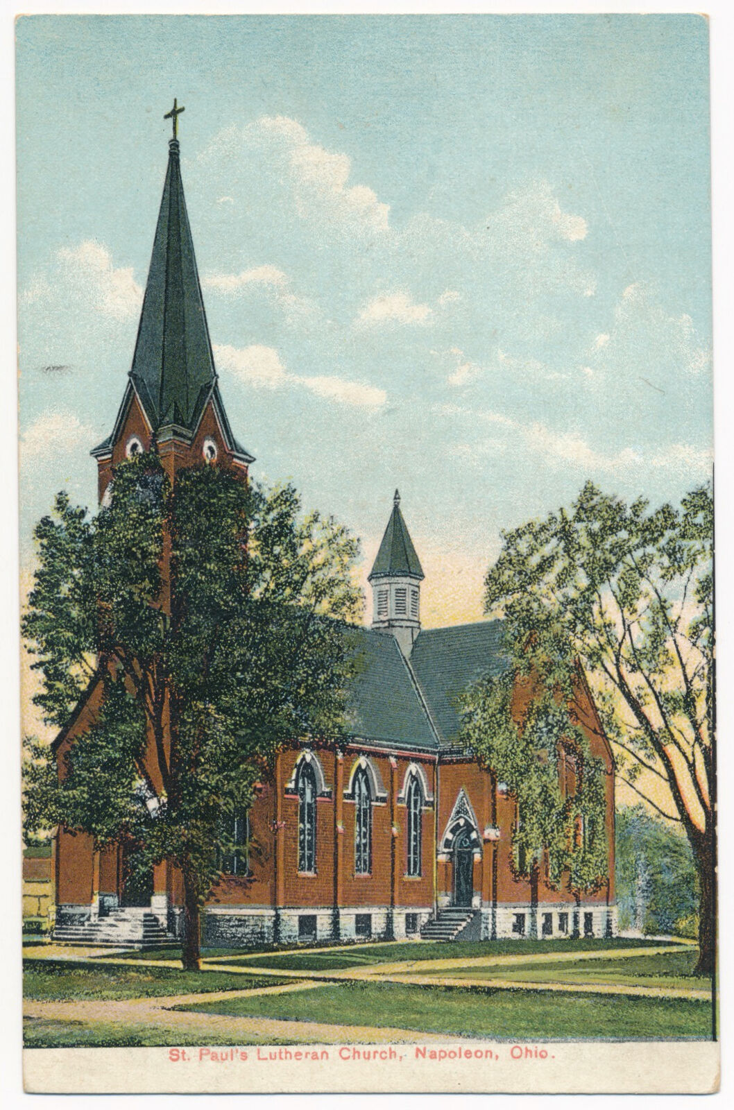 St. Paul\'s Lutheran Church, Napoleon, Ohio 1911