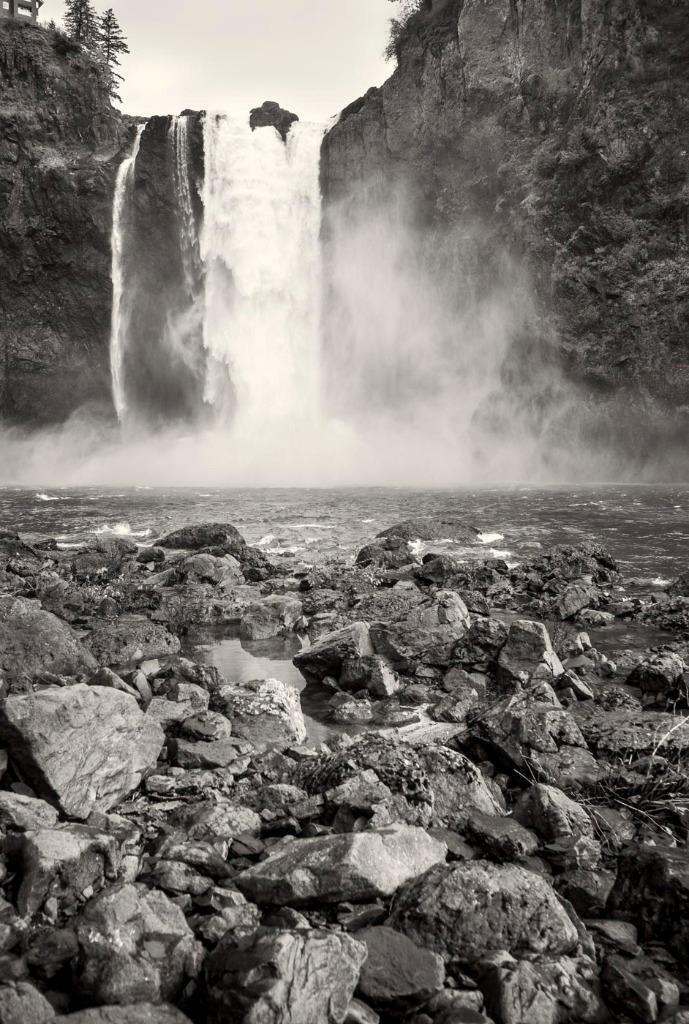 Snoqualmie Falls Twin Peaks Photograph Large Format Print