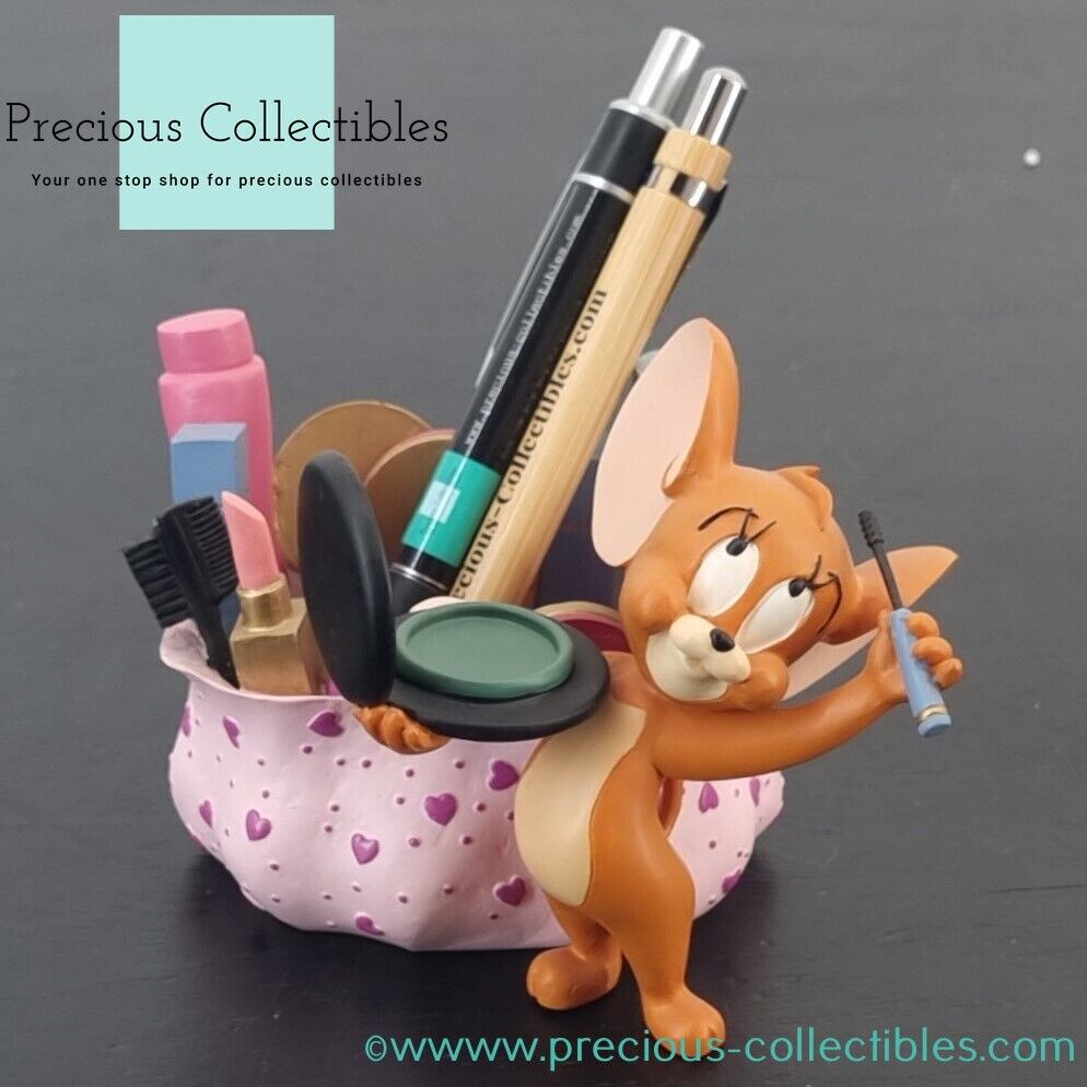 Extremely Rare Vintage Jerry Mouse makeup container. Hanna-Barbera collectible.