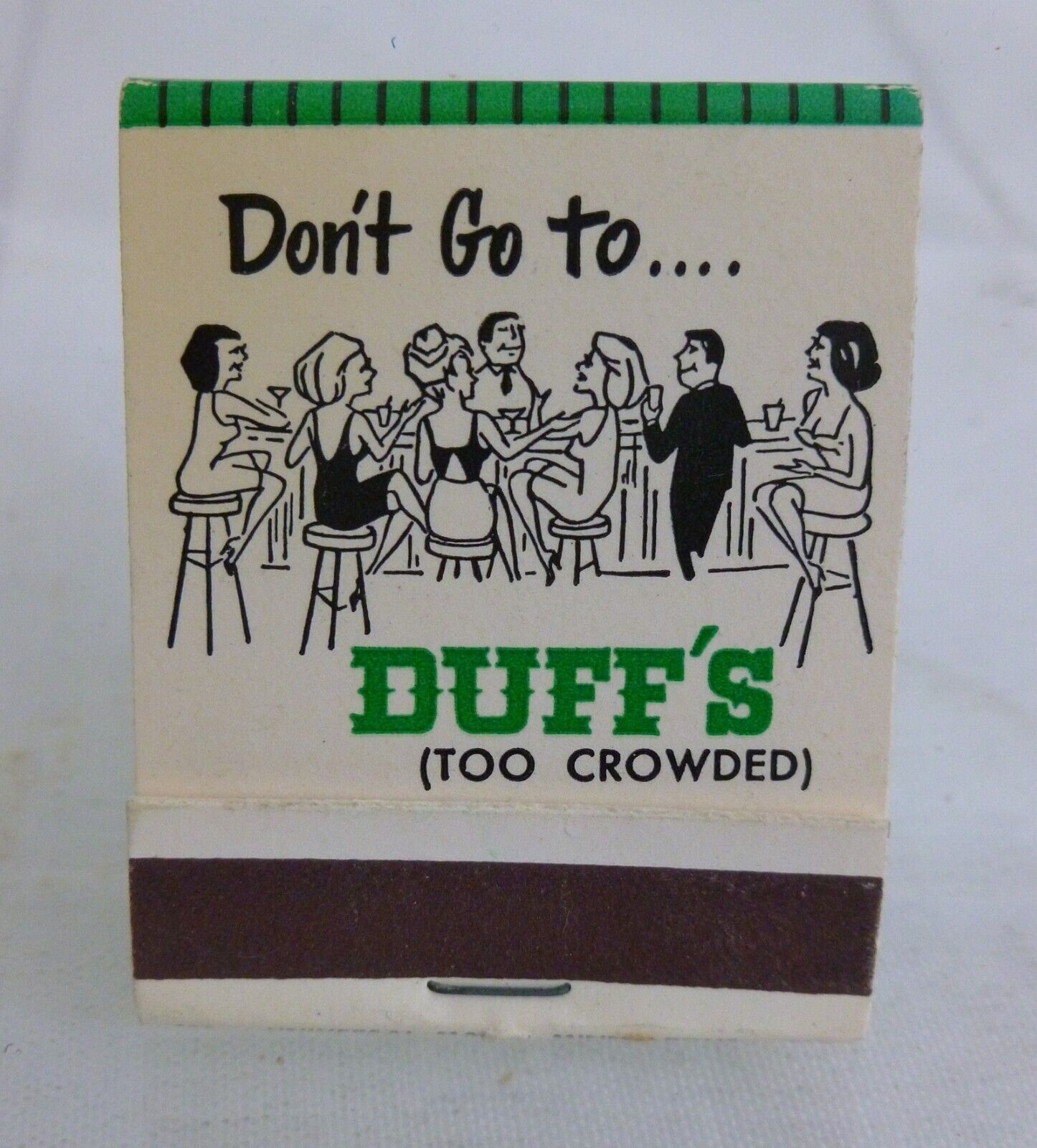 Vintage Matchbook Unstruck - Duff\'s - 1960\'s Advertisement Minneapolis Minnesota