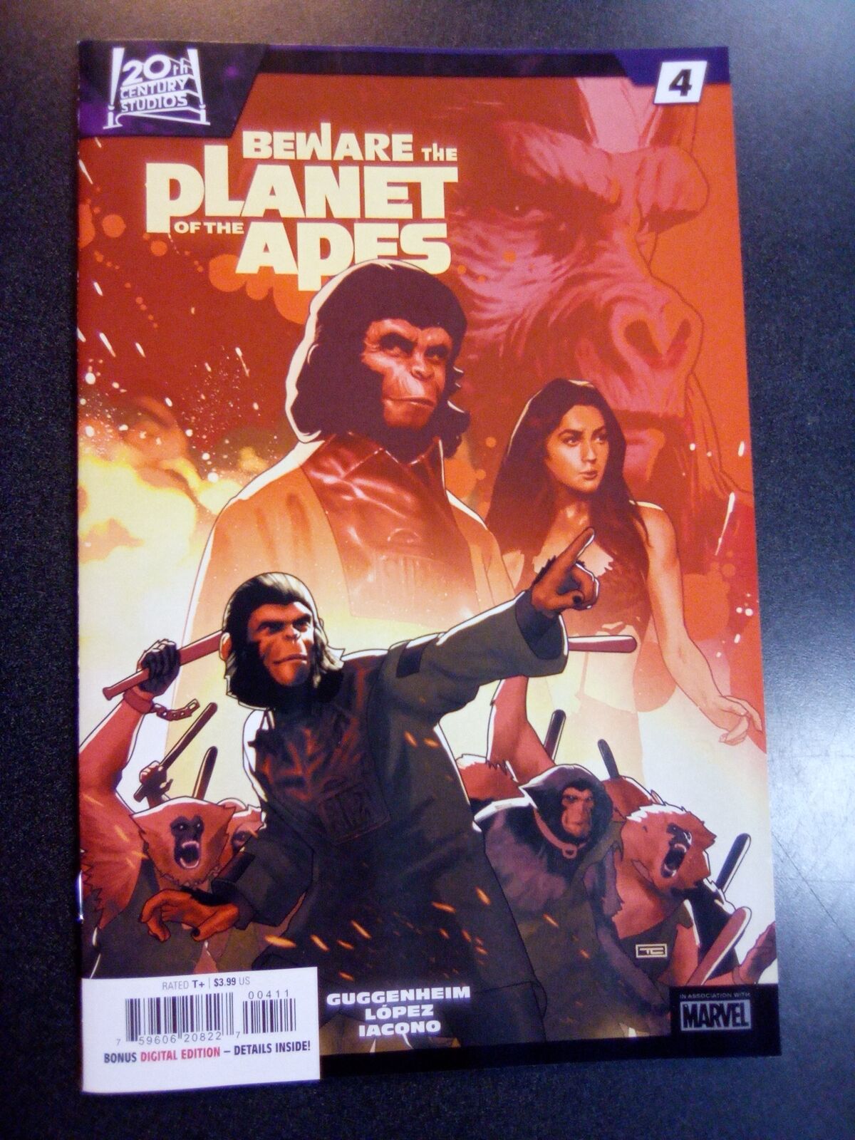 Beware The Planet Of The Apes #4 Comic Book First Print