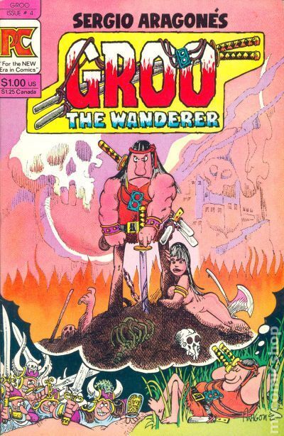 Groo the Wanderer #4 VF 8.0 1983 Stock Image