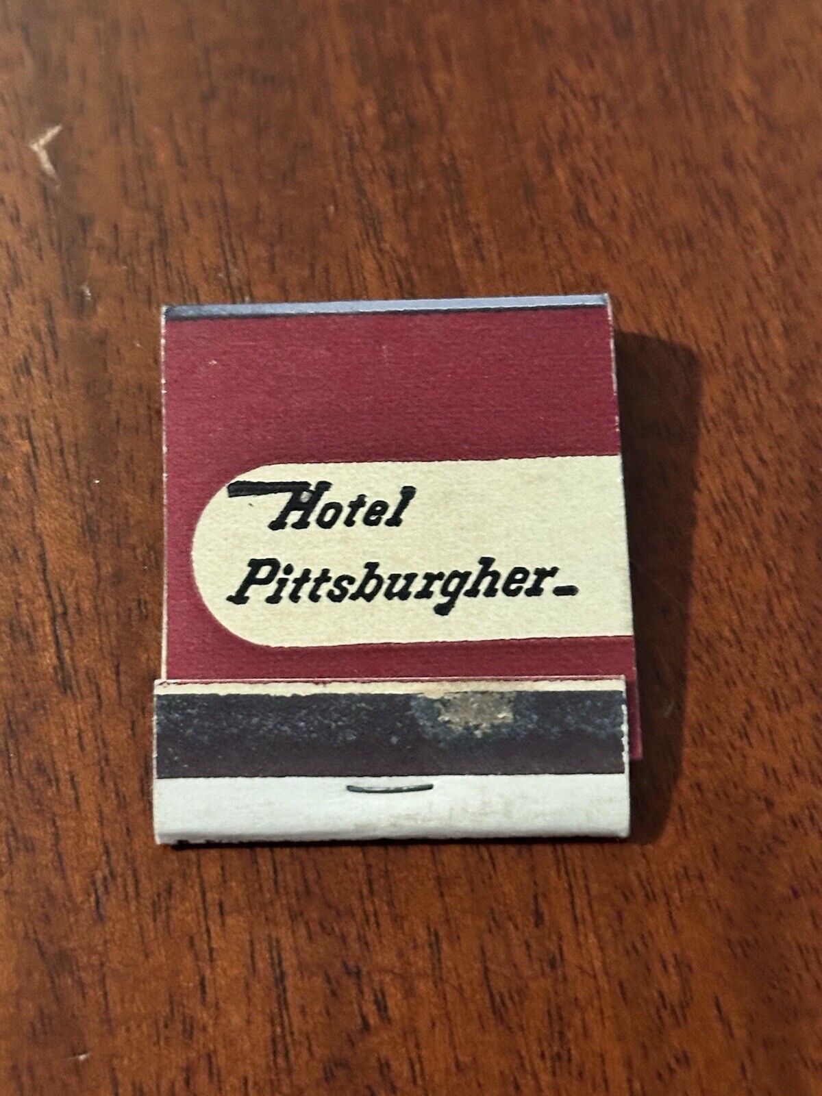 Vintage Matchbook Hotel Pittsburgher Knott Pittsburgh Pennsylvania NYC ** FLAWS