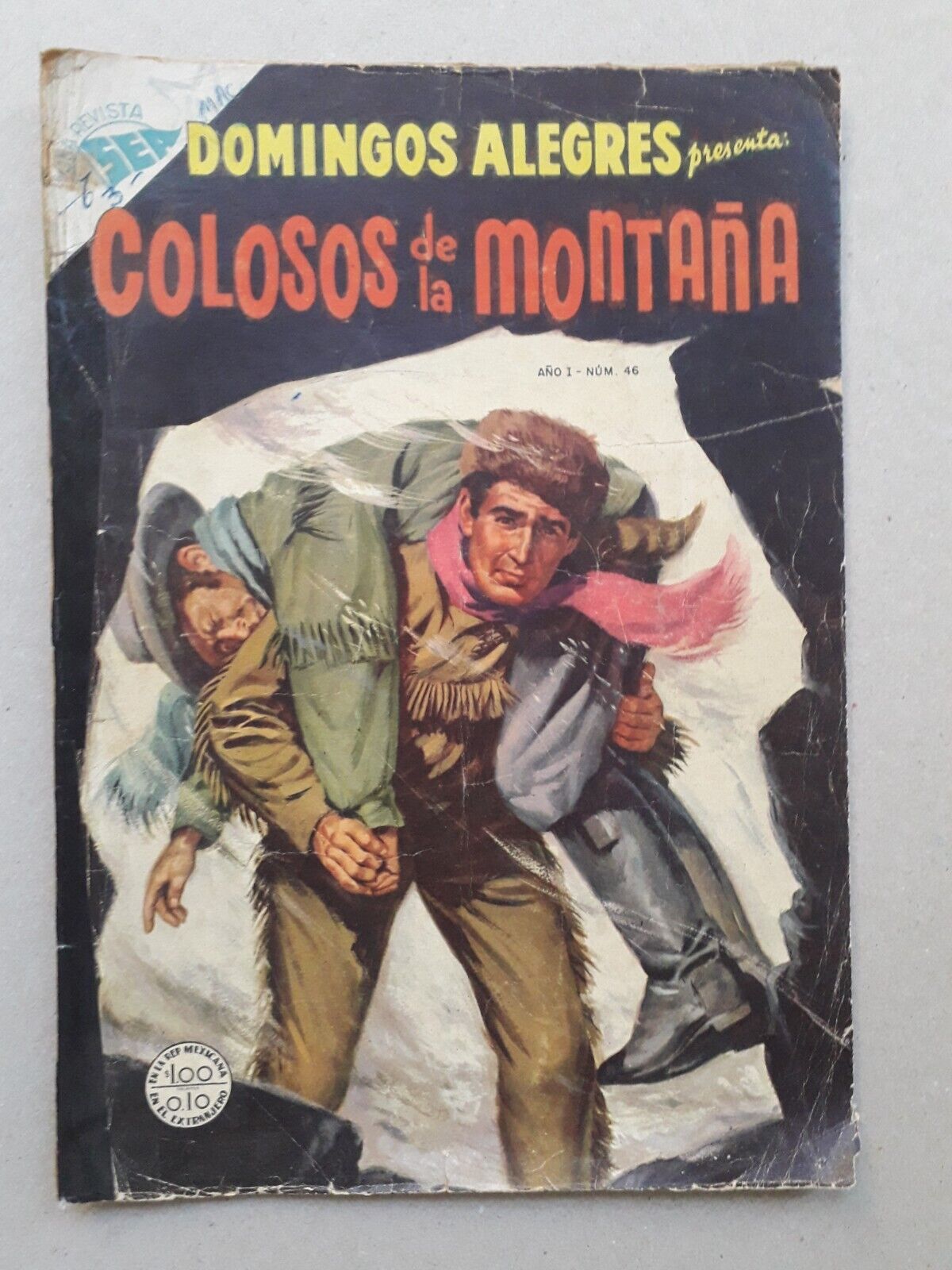 COLOSOS DE LA MONTAÑA - DOMINGOS ALEGRES #46 - COMIC IN SPANISH - NOVARO