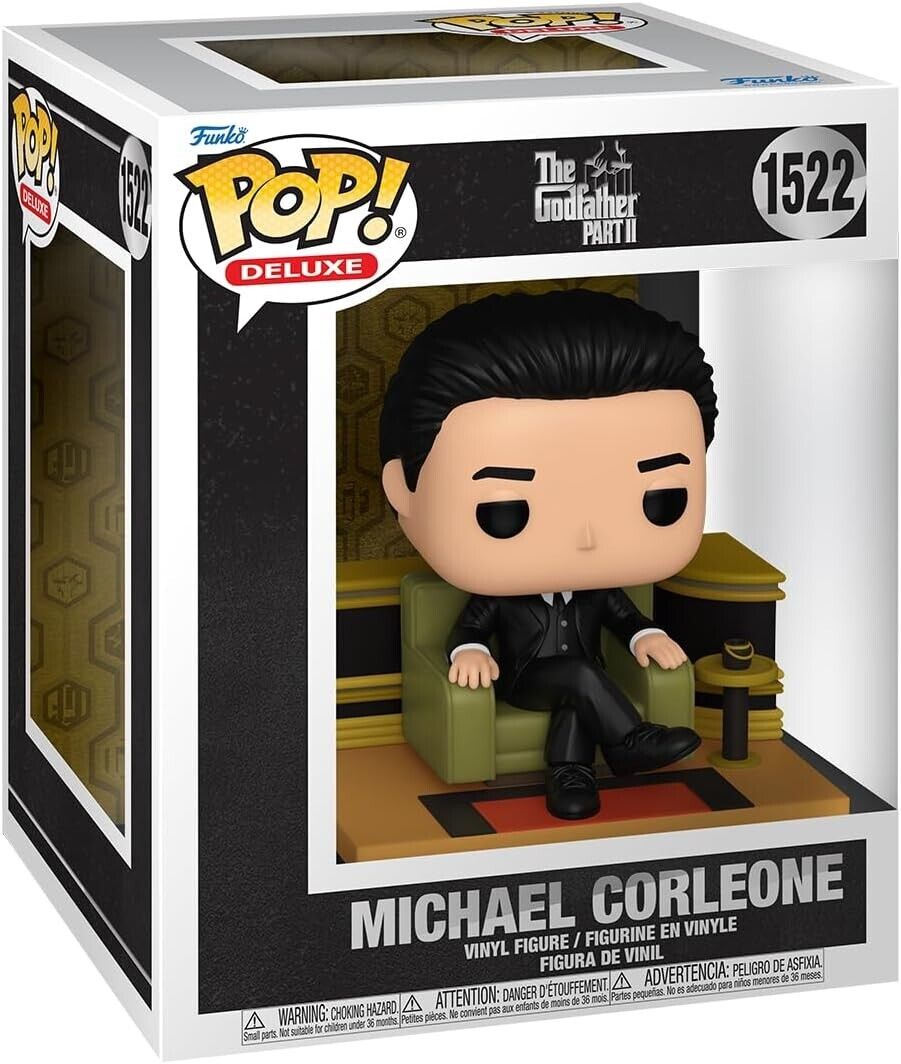 Funko Pop Deluxe Godfather Part II Michael Corleone on Chair Figure
