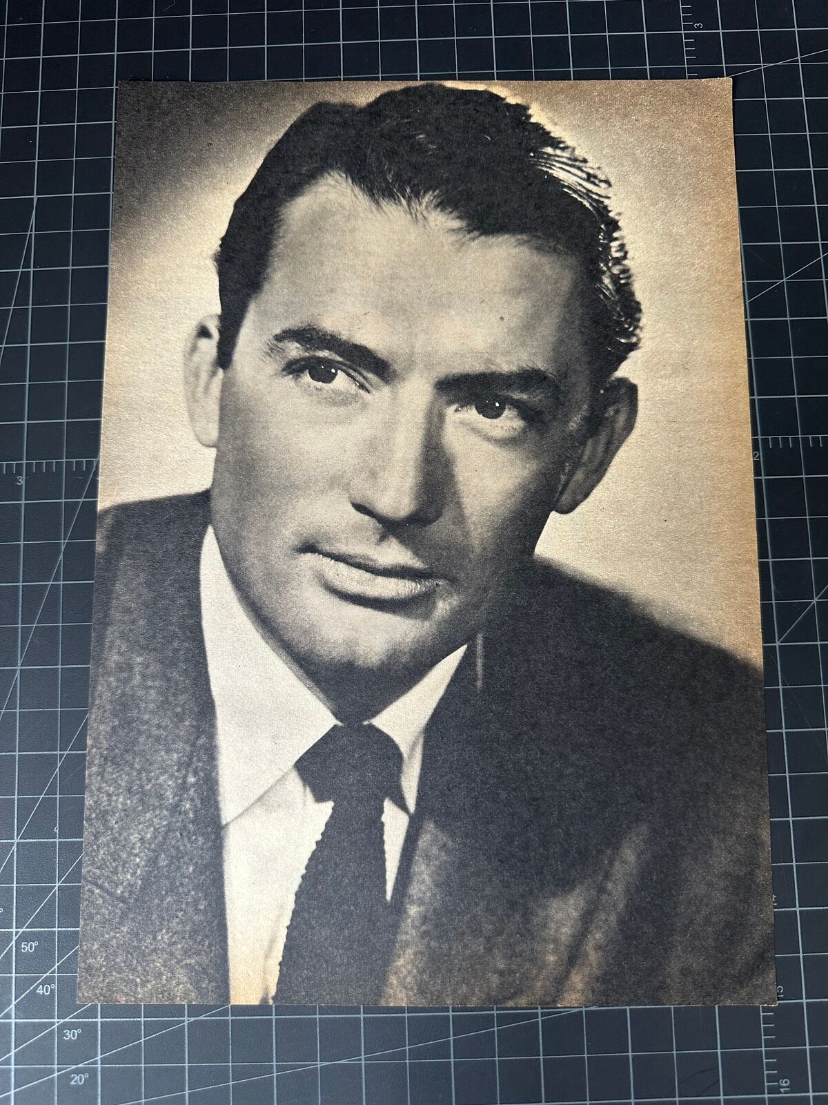 Rare Vintage 1940s Gregory Peck Portrait