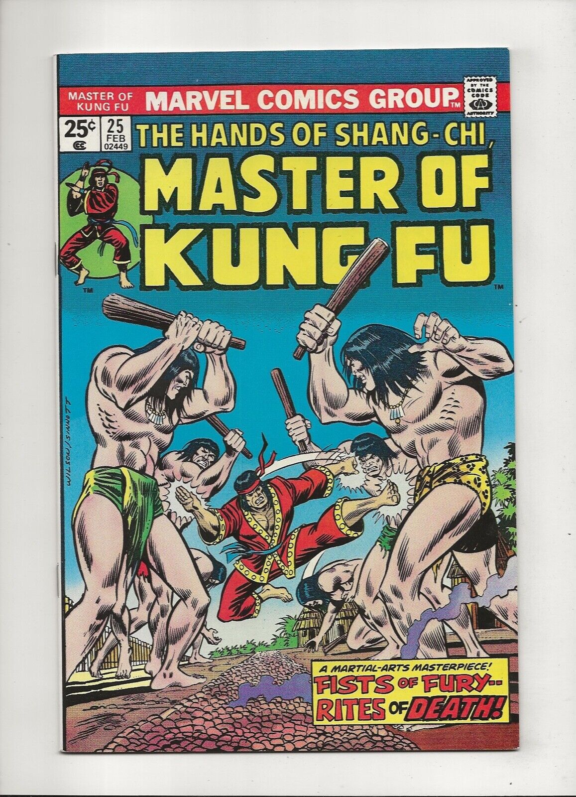 Master of Kung Fu #25 (1975) MVS Intact High Grade NM- 9.2