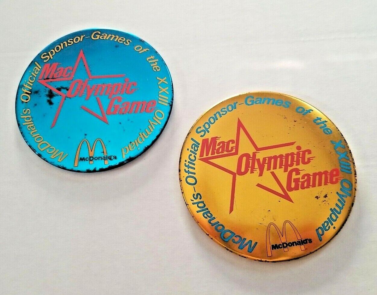 2 Vntg 1984 MAC Olympic Game XXIII official sponsor 4\