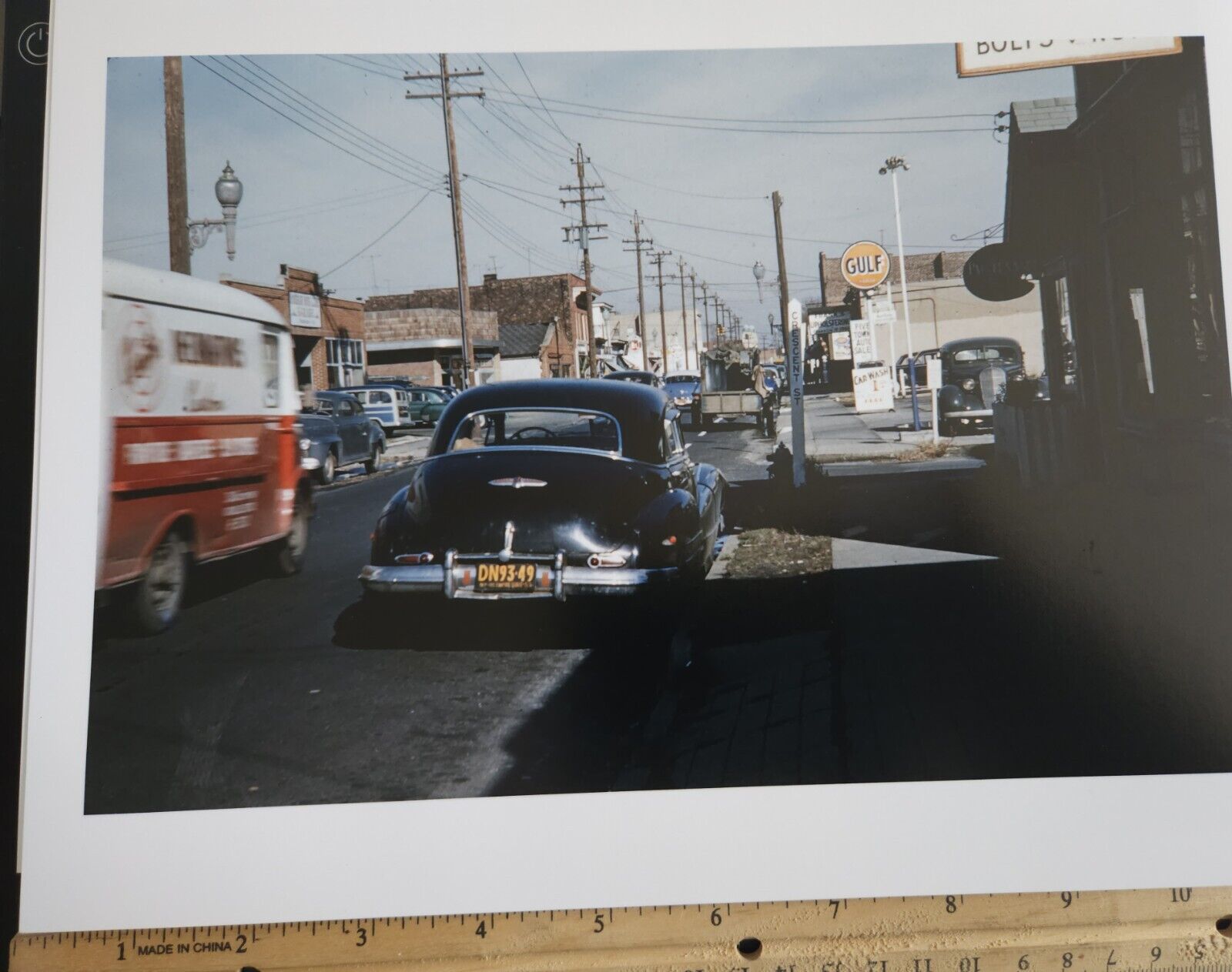 1953 Broadway N@ CRESCENT WOODMERE FIVE 5 TOWNS Long Island COLOR 8.5x11 Photo 