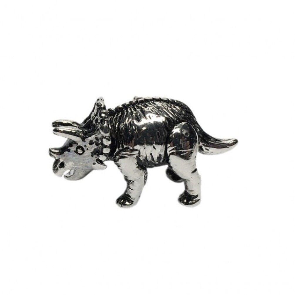 Triceratops 3D Lapel Pin Badge/Brooch Dinosaur Geek BNWT/NEW