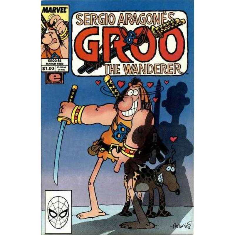 Groo the Wanderer (1985 series) #49 in NM minus condition. Marvel comics [s%