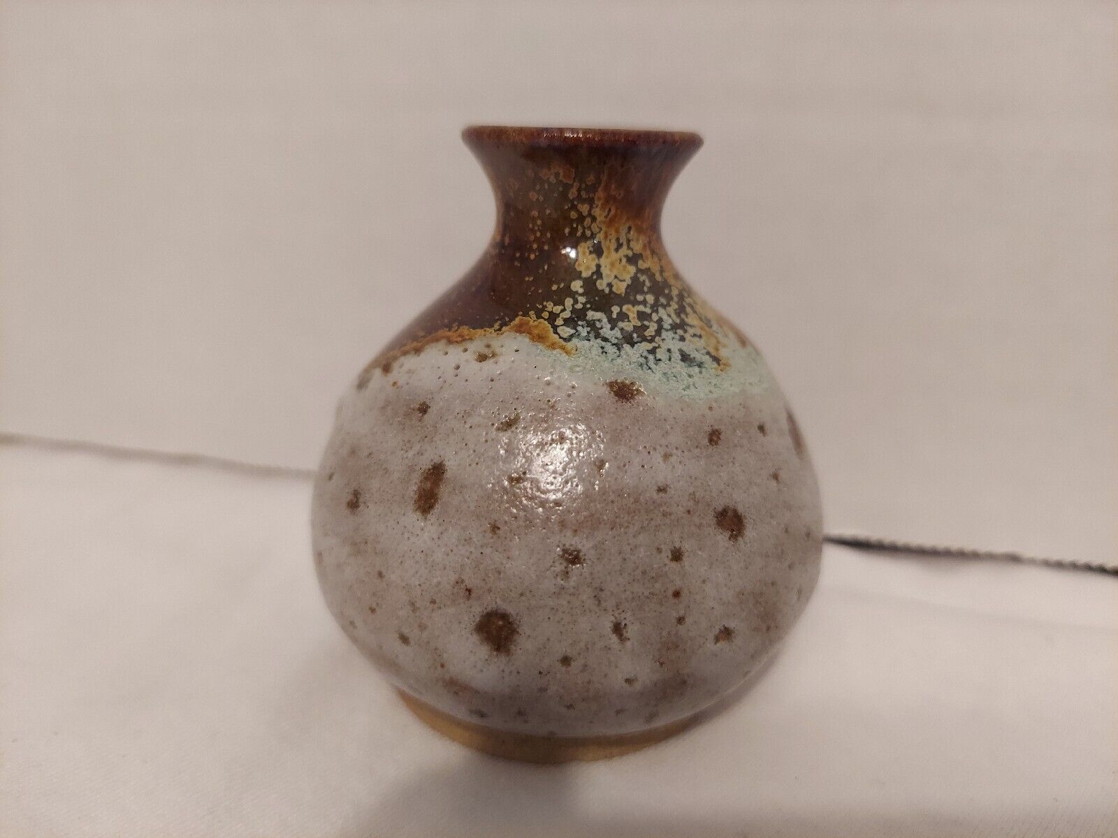  Vintage STC Ceramic Bud Vase-Glazed-Japan