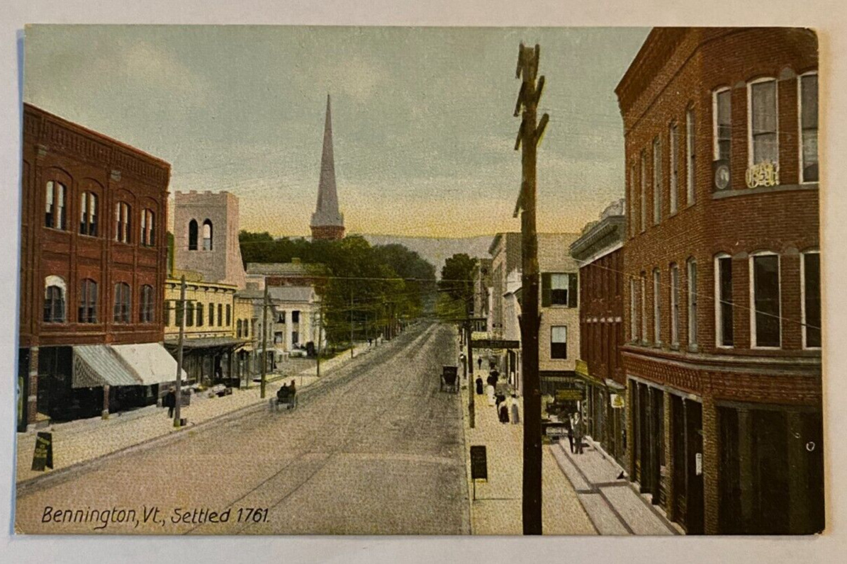 Vintage Postcard Bennington, Vermont