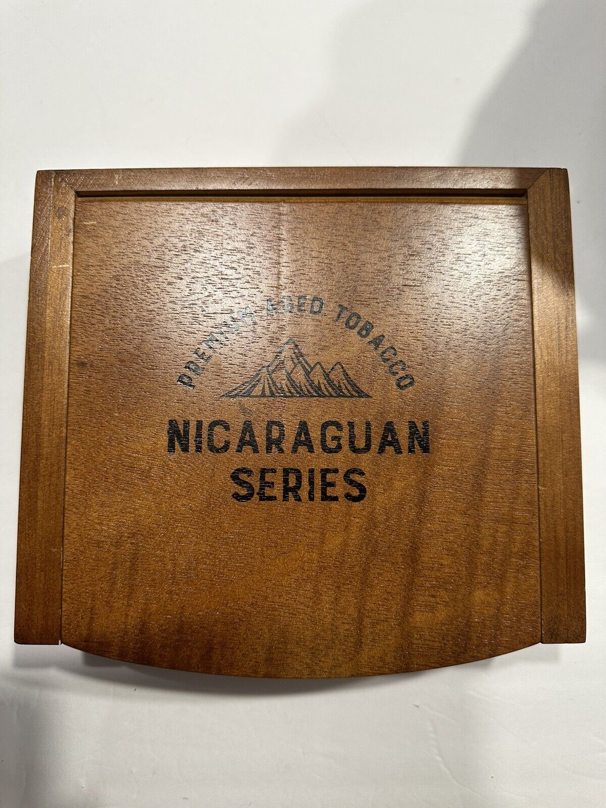 AJ Fernandez Nicaraguan Series Wooden Cigar Box - Brown - Hand Made - EUC
