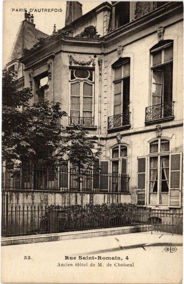 CPA PARIS 6e - Rue Saint-Romain, 4 (79687)
