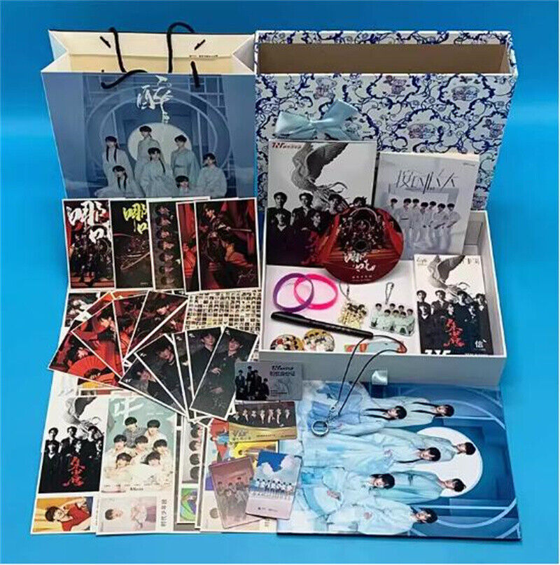 Chinese TNT Teens In Times Album Photo Poster Postcards Collection Bear Gift Box