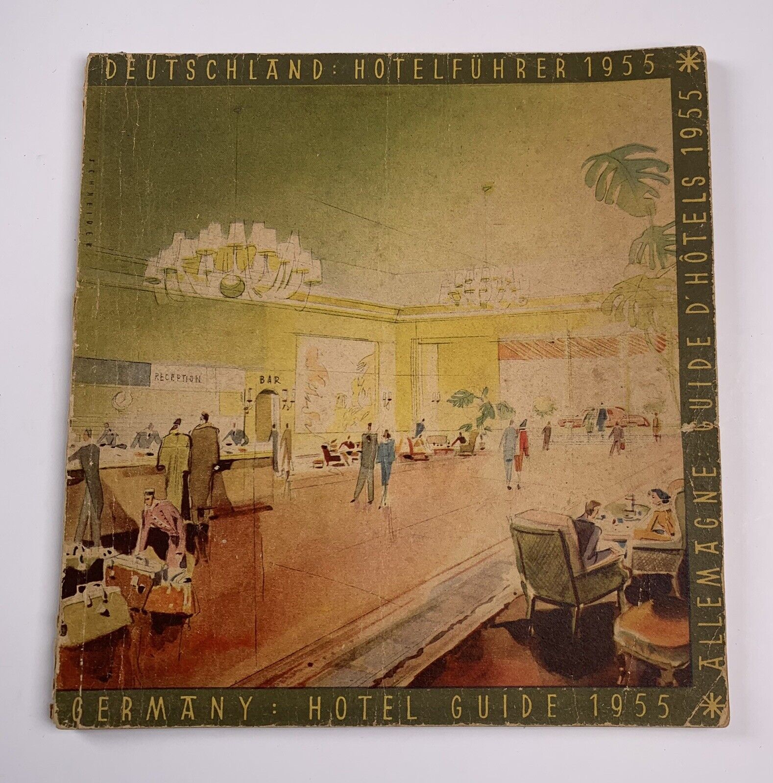 Vintage Germany Travel Hotel Guide 1955