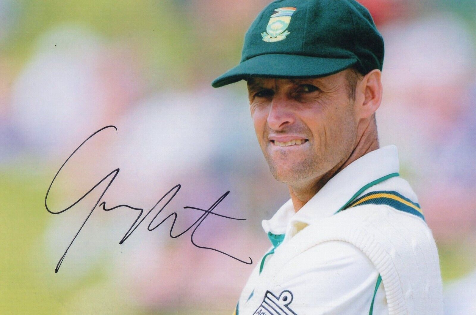 4x6 Original Autographed Photo of Former South African Cricketer Gary Kirsten