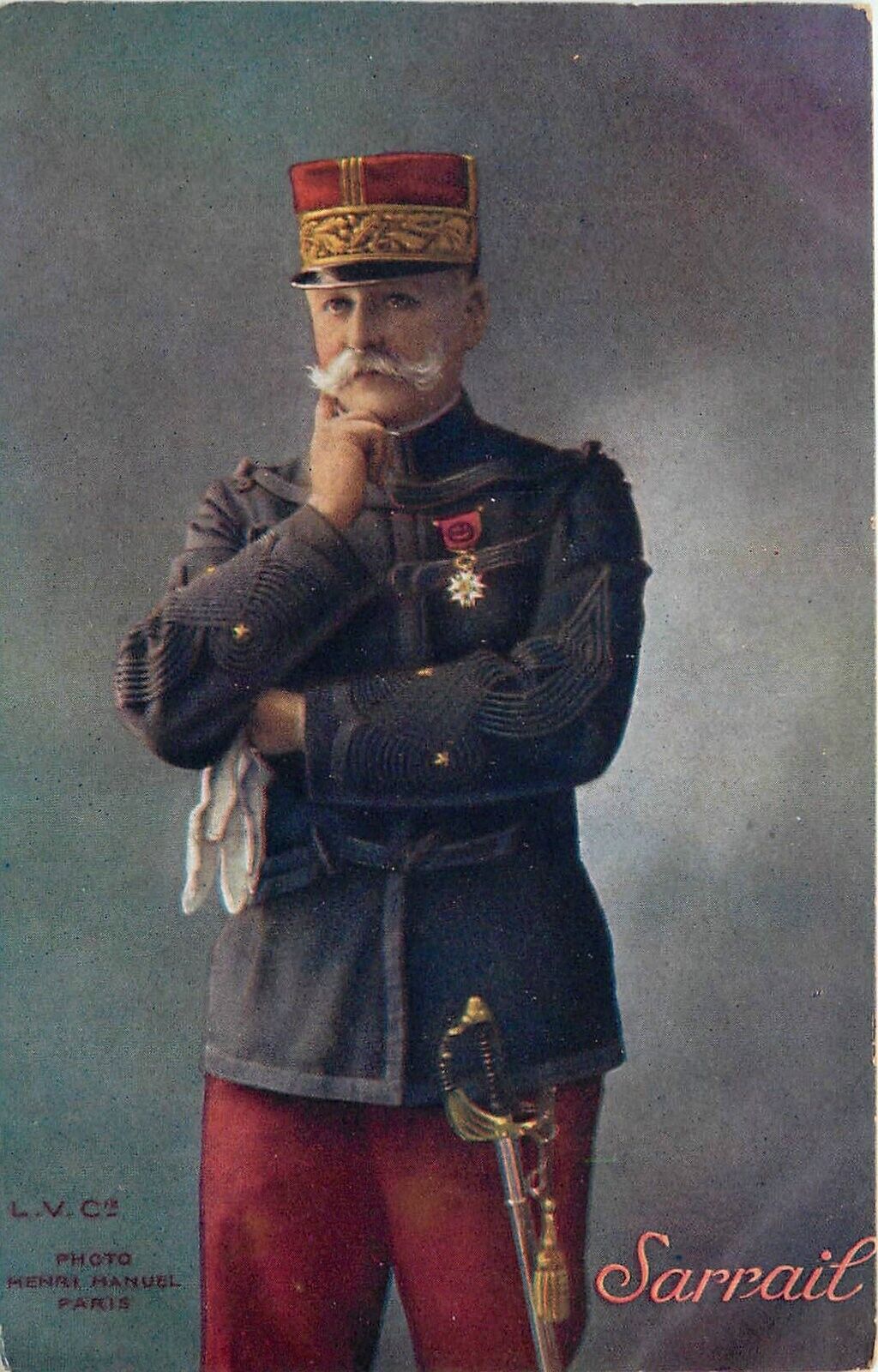 Postcard C-1910 French Military General Maurice Sarrail TP24-1553