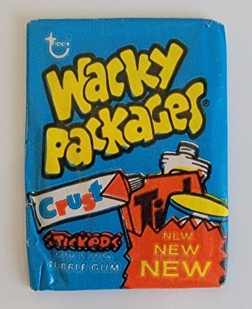 1975 VINTAGE WACKY PACKAGES SERIES 15 UNOPENED BLUE PACK  @@ RARE @@