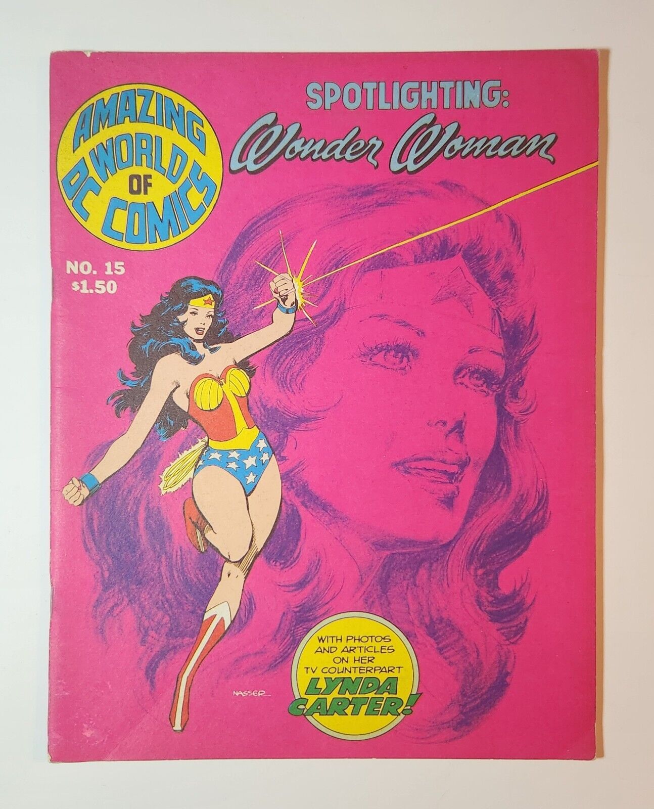 Amazing World Of DC Comics #15 1977-Spotlighting Wonder Woman-Lynda Carter 
