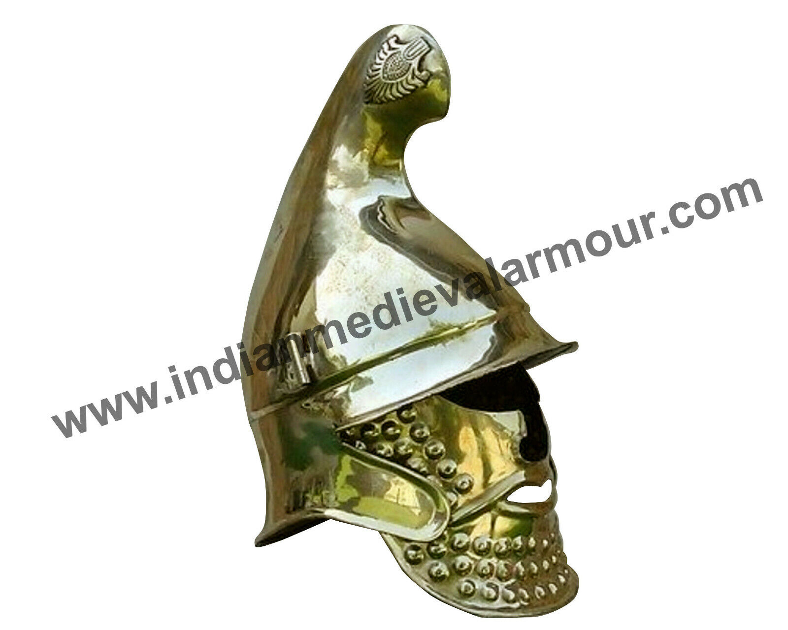 Phrygian Helmet In Brass / Thracian Helmet / Classical Greece Armour