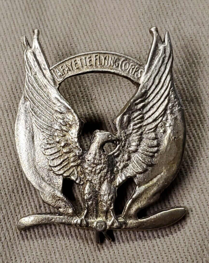 WWI French Lafayette Escadrille/ Lafayette Flying Corps Badge/ Insignia No Star