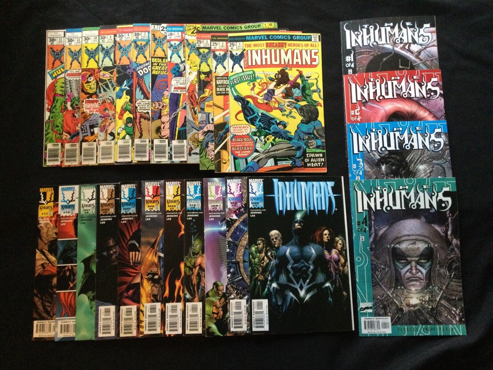 Inhumans #5 Yelena & 3 Complete Sets 1-12 VF 1975 Vol 1, 1999 Vol 2 Lot Plus++++