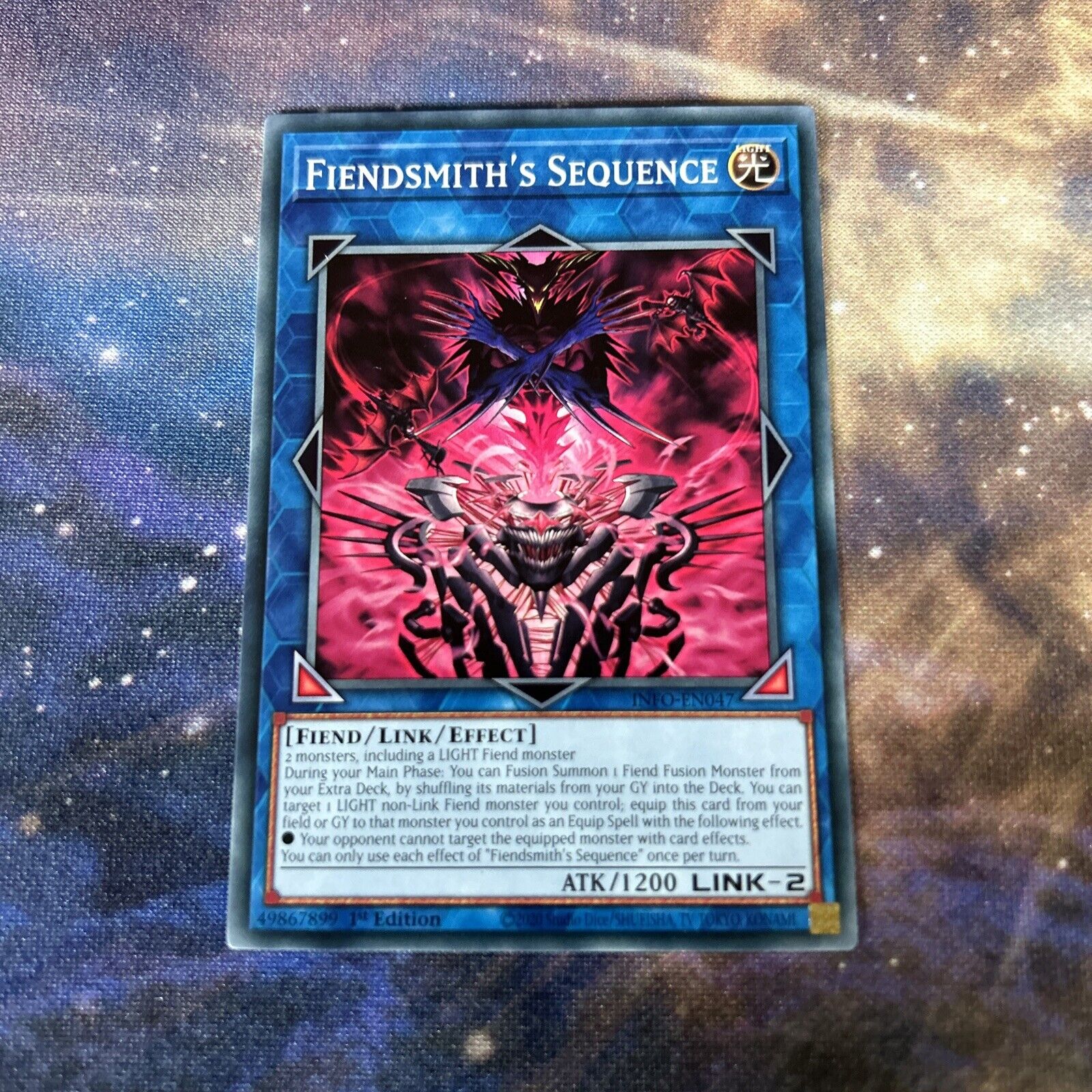 INFO-EN047 Fiendsmith's Sequence : Common Card : 1st Edition YuGiOh TCG