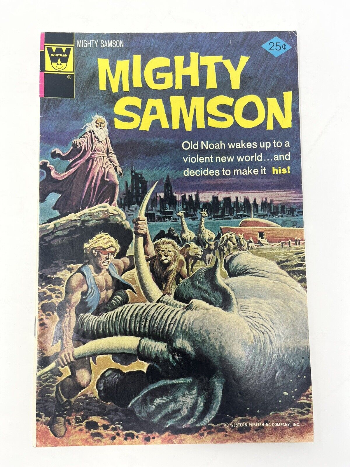 Mighty Samson - #27- Old Noah Good Condition, Vintage Comic, Whitman, Religious