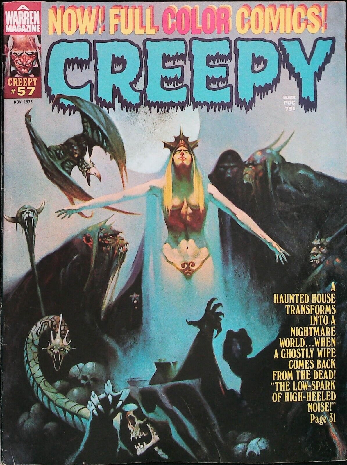 Creepy Magazine (1973) Issue # 57 Very Fine Range